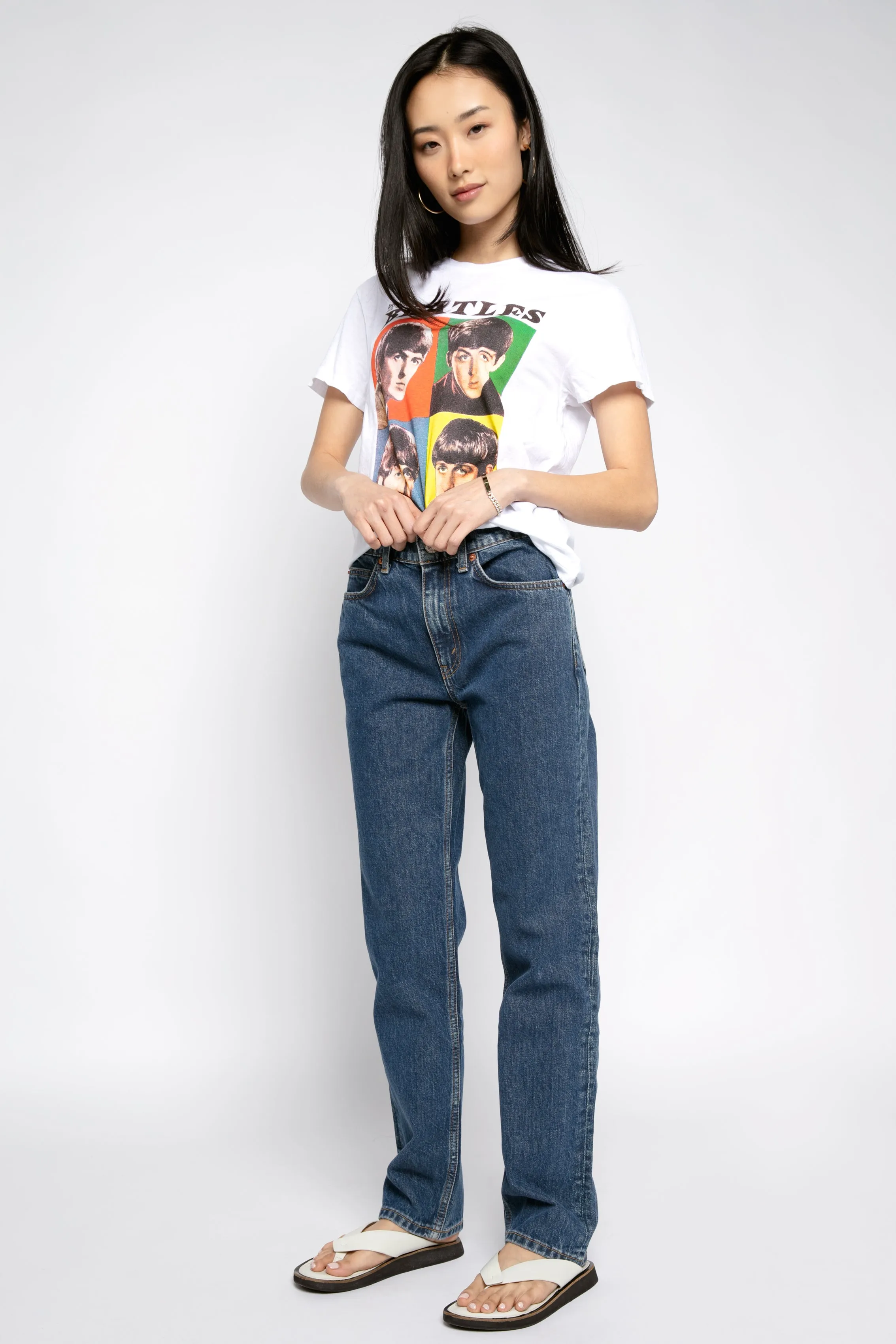 70s Straight Jean in Rustic Indigo