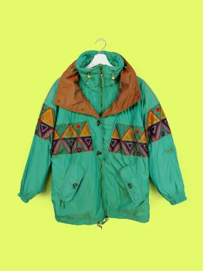 80's HCC Henri Charles Colsenet Winter Ski Jacket - size M