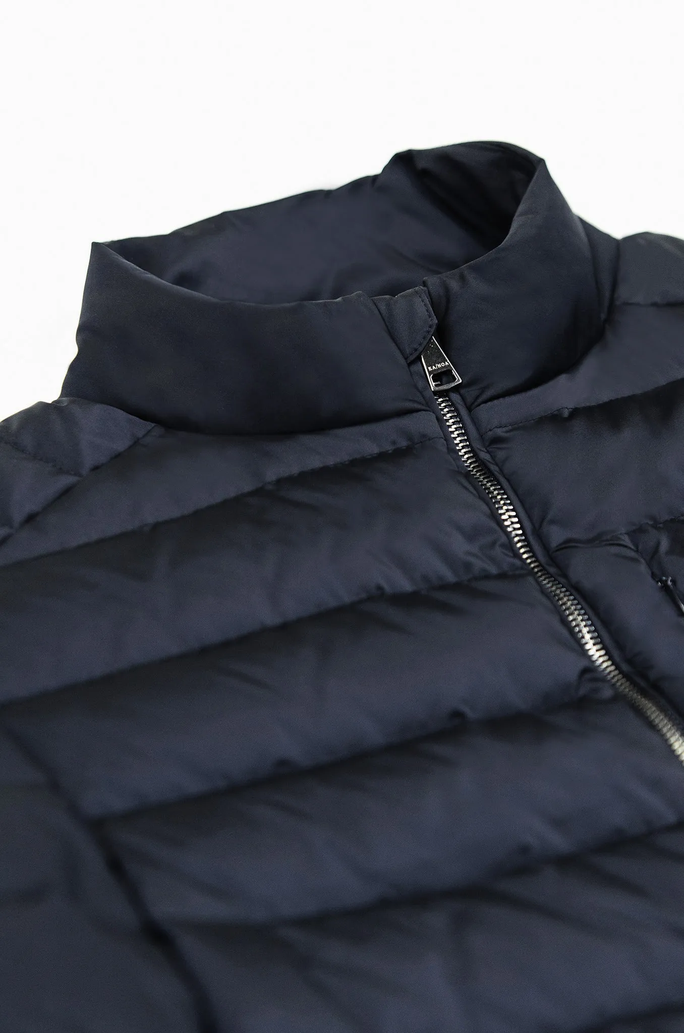 Agapet quilted down jacket (dark blue)