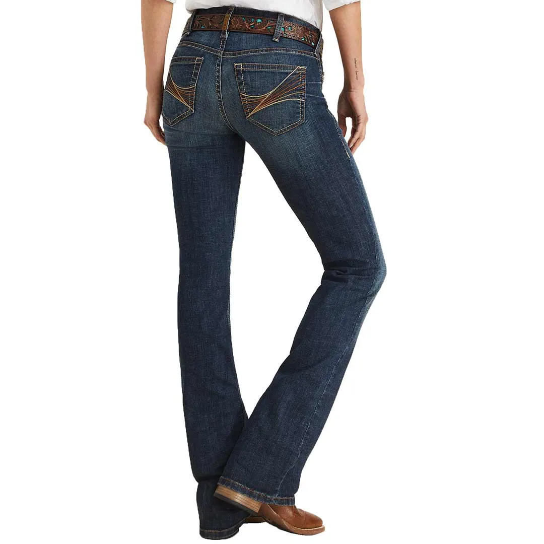 Ariat Women's R.E.A.L. Mid Rise Amora Bootcut Jeans