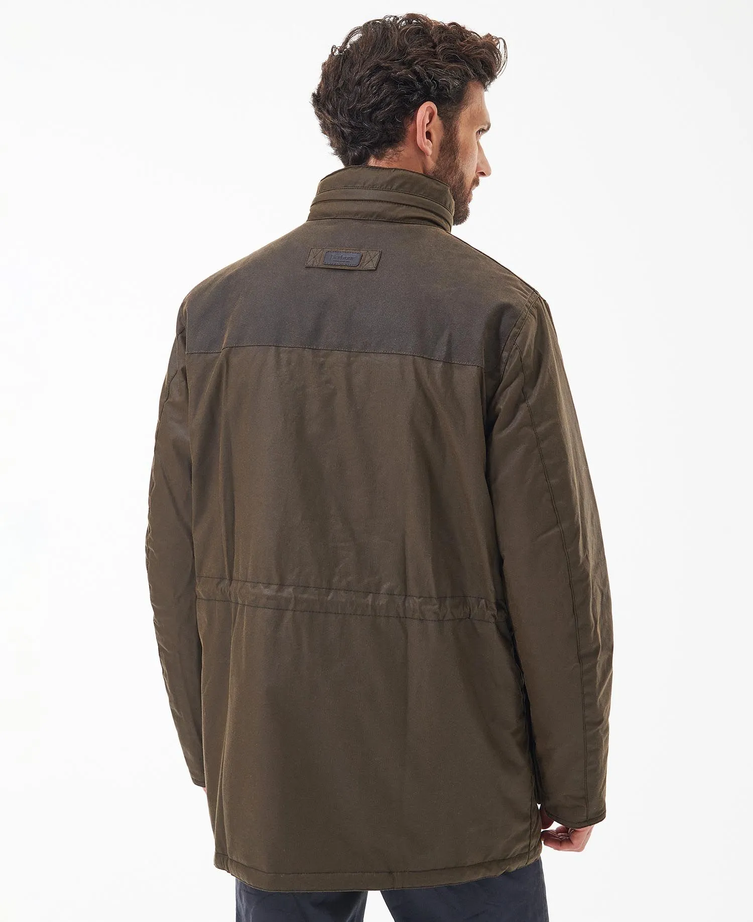 Mens Barbour Alston Waterproof Wax Jacket - Classic Outdoor Heritage Coat with Durable Protection and Timeless Style