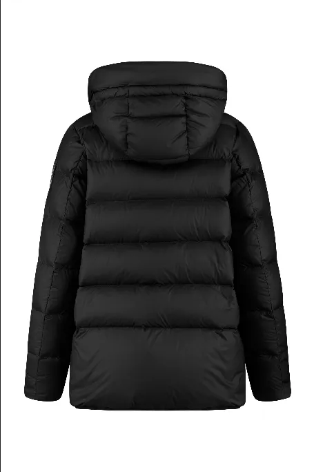 Bomboogie women's down jacket with hood Rome Down Jacket in Nylon GW6012 T MNA 90 black