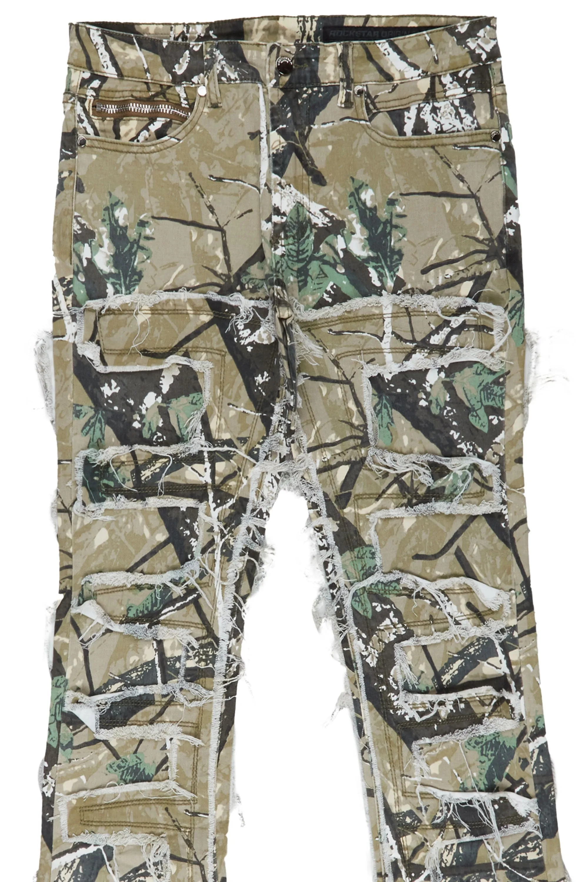 Camo Stacked Flare Jean Flared Looking for Men