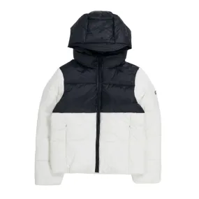 Optimized Title: Champion Mens Hooded Jacket 404832 WW036 - Classic White and Black