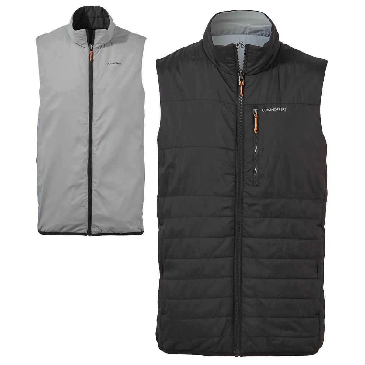 Craghoppers Mens 2022 CompLite Wind Resistant Packable Reversible Vest Gilet