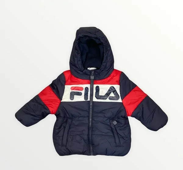 Fila Liam Puff children's jacket 689073 G06 blue red white