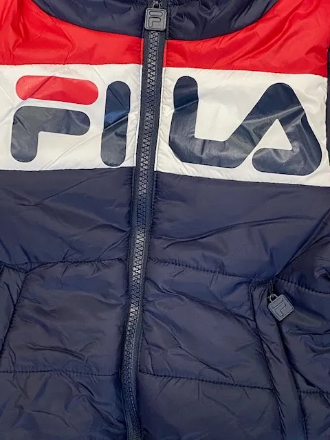 Fila Liam Puff children's jacket 689073 G06 blue red white