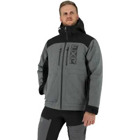 FXR Men's Vertical Pro Insulated Softshell Grey Heather/Black