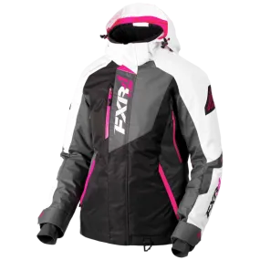 FXR Vertical Pro Womens Jacket Black/Charcoal/Fuchsia