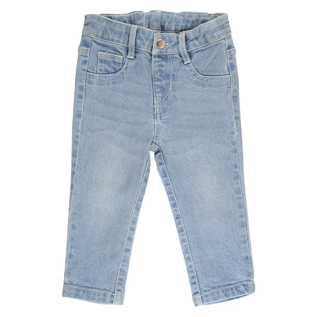 Girls Light Wash Skinny Jeans