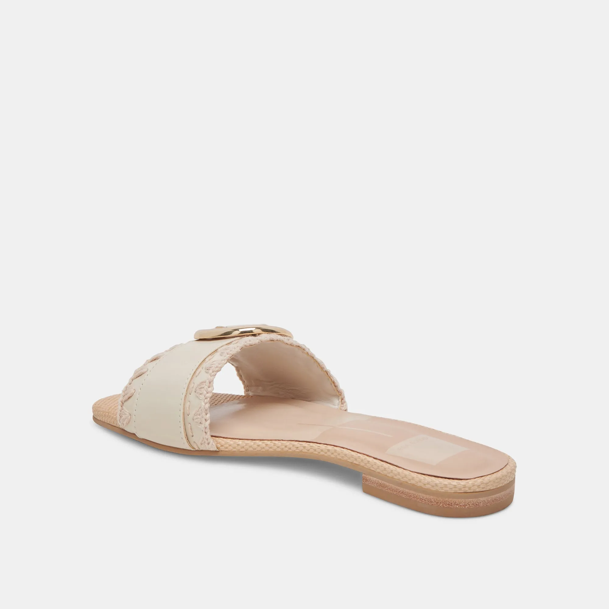 GRECIA SANDALS IVORY LEATHER