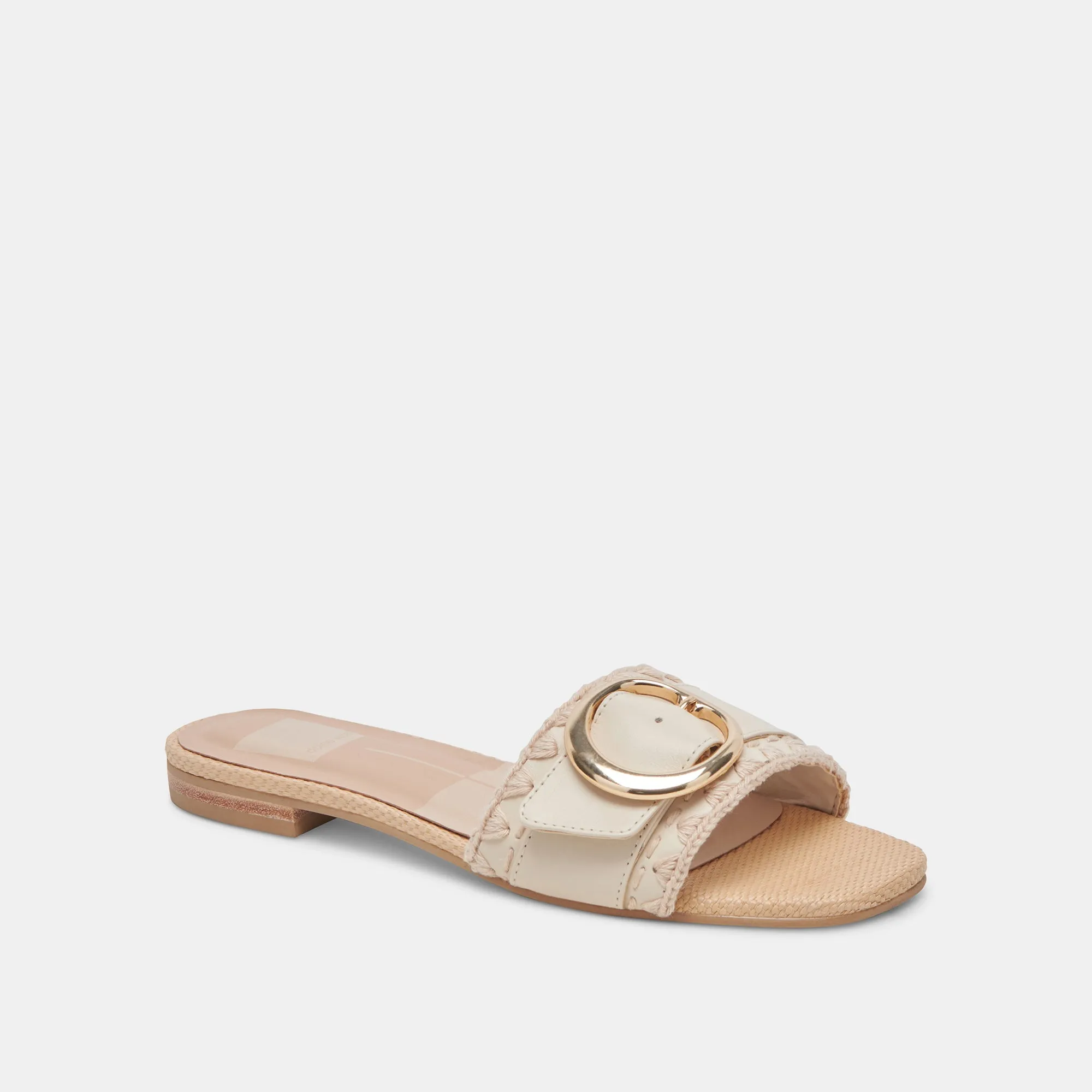 GRECIA SANDALS IVORY LEATHER