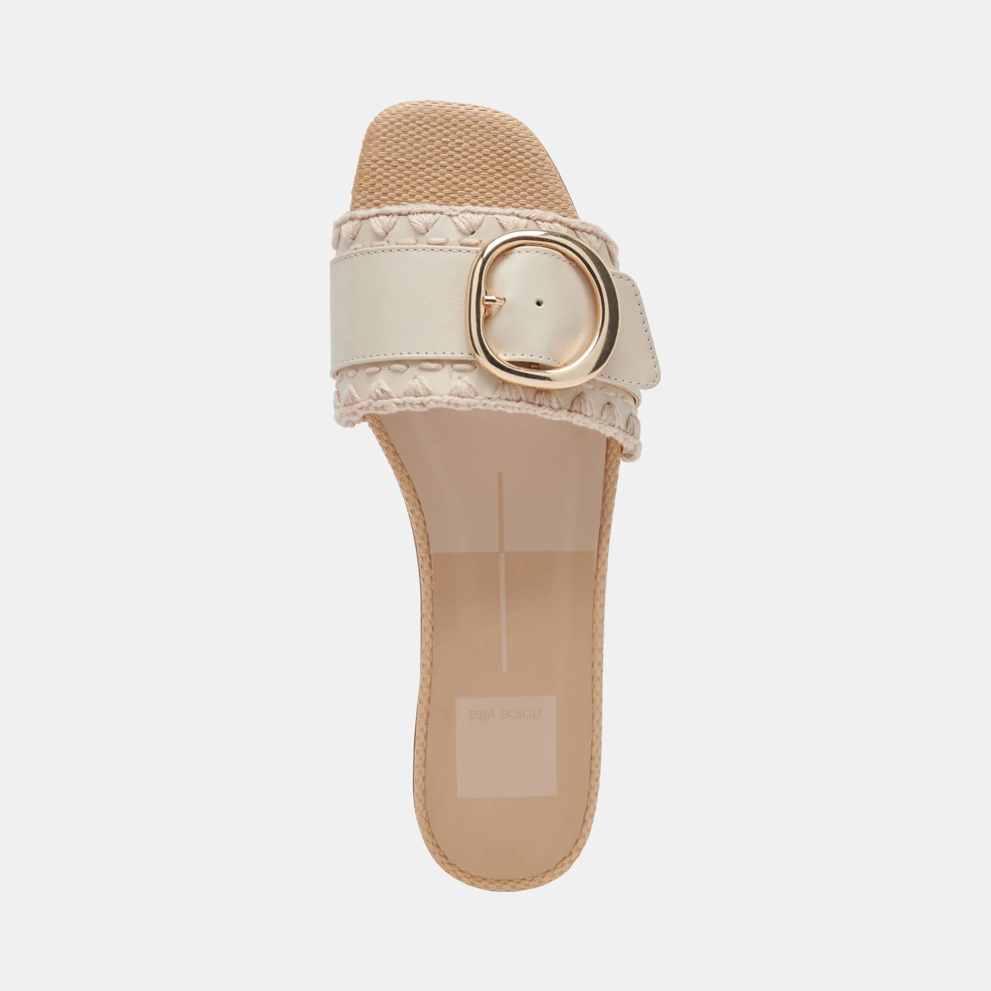 GRECIA SANDALS IVORY LEATHER