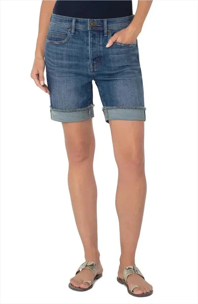 Keeper Boyfriend Short W Fray Hem