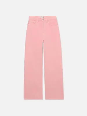 Le Jane Wide Crop -- Washed Dusty Pink