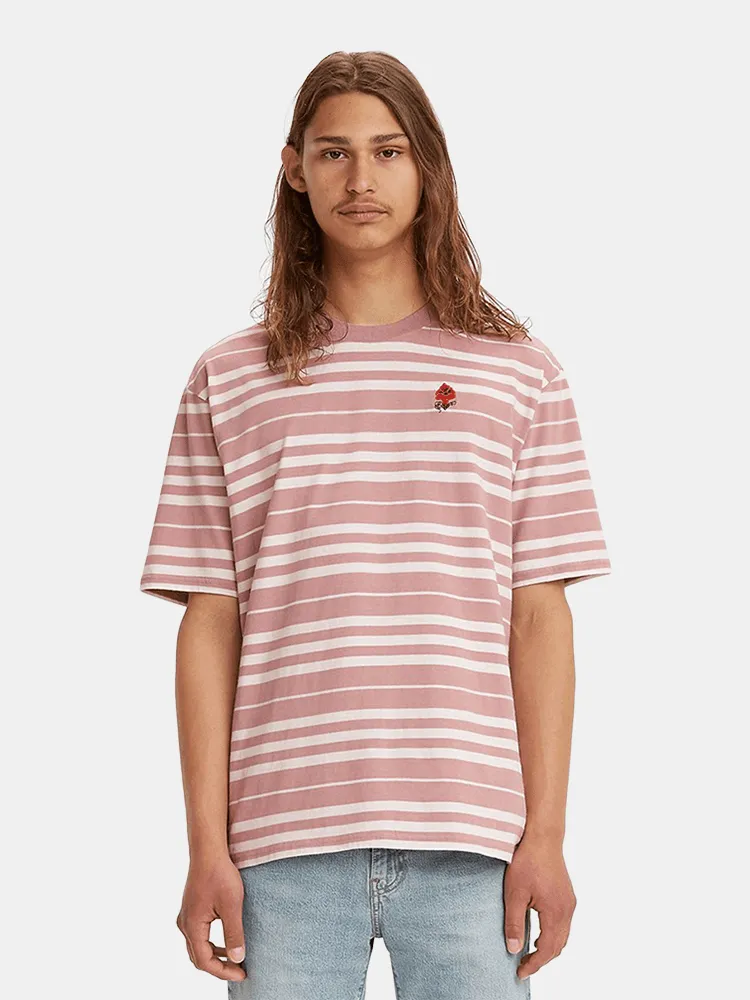 Levis Stay Loose Tee - Backyard Stripe