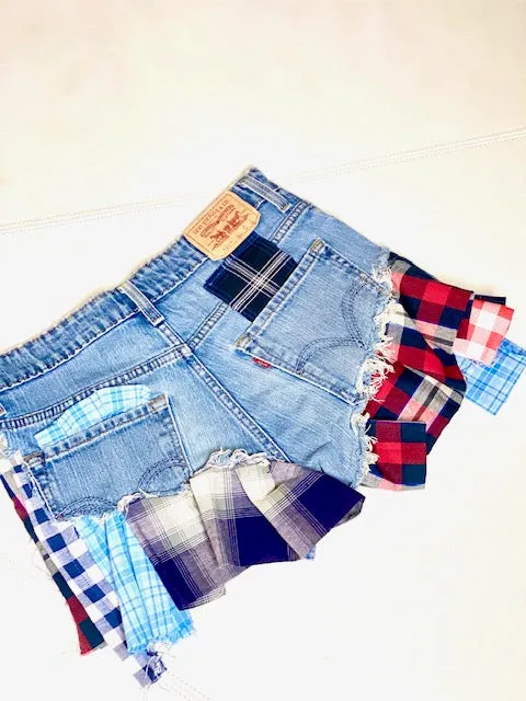 LEVIS Vintage Patchwork Shorts