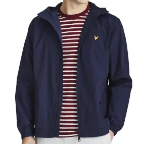 Lyle And Scott Zip Through Hooded Jacket - Navy JK464V