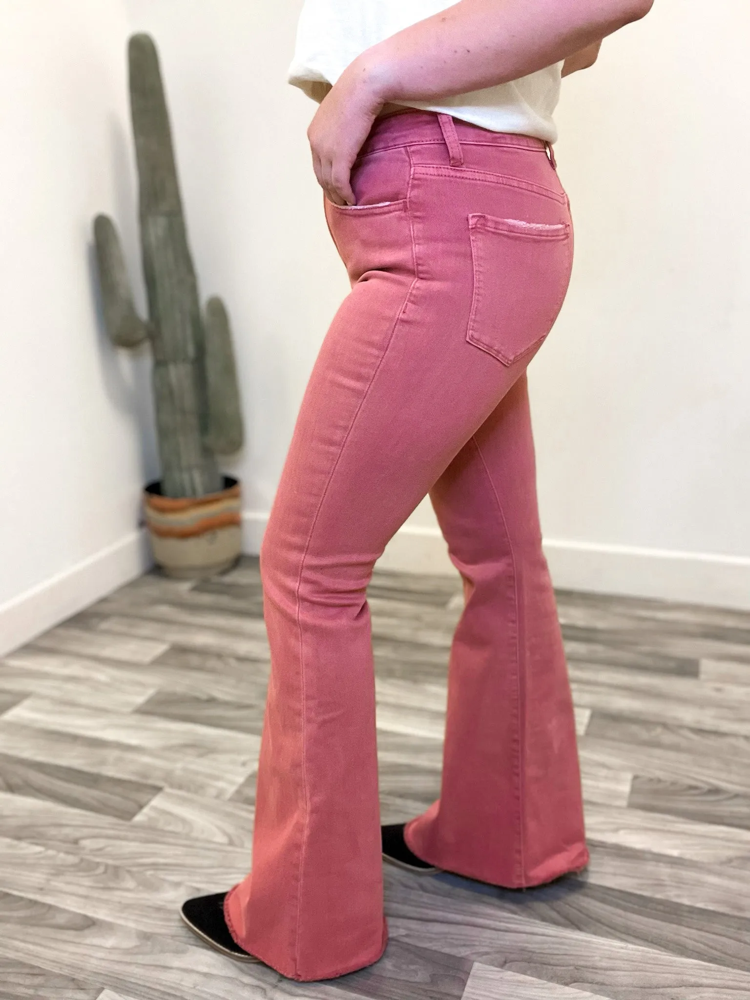 Margot Mineral Red Flare Jean