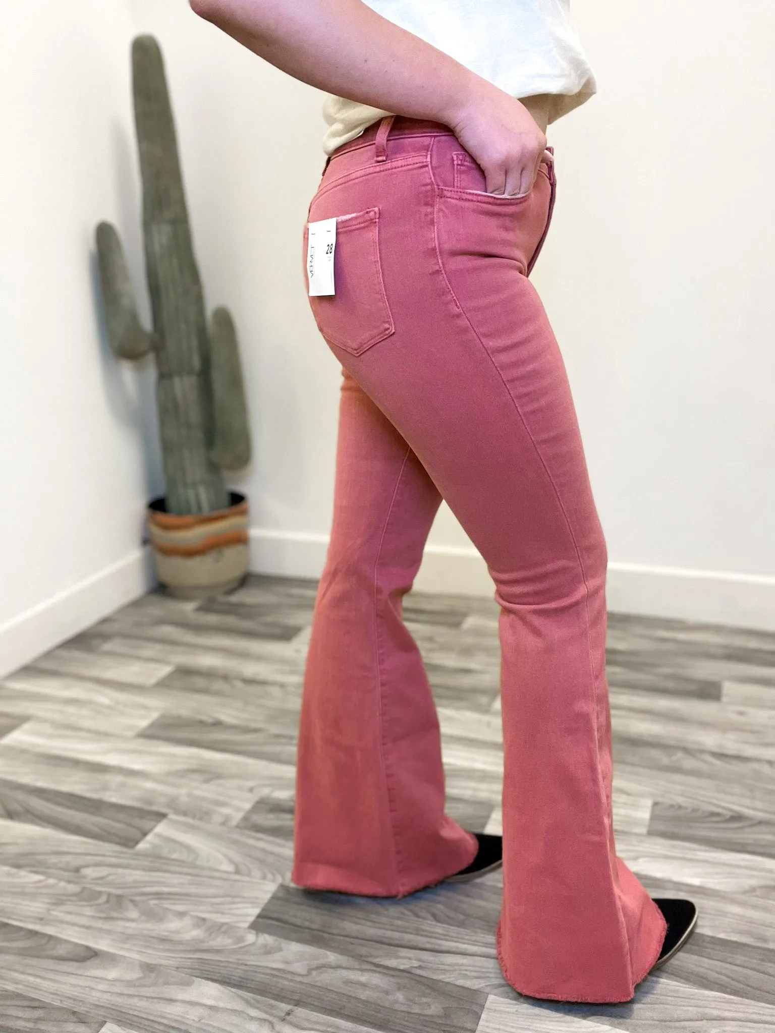 Margot Mineral Red Flare Jean