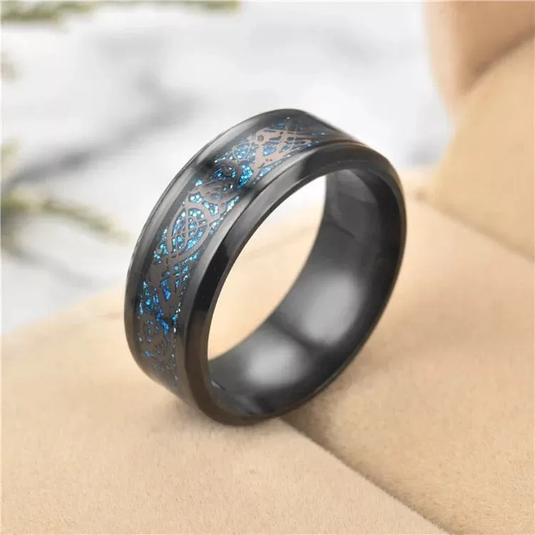 Men Dragon Ring