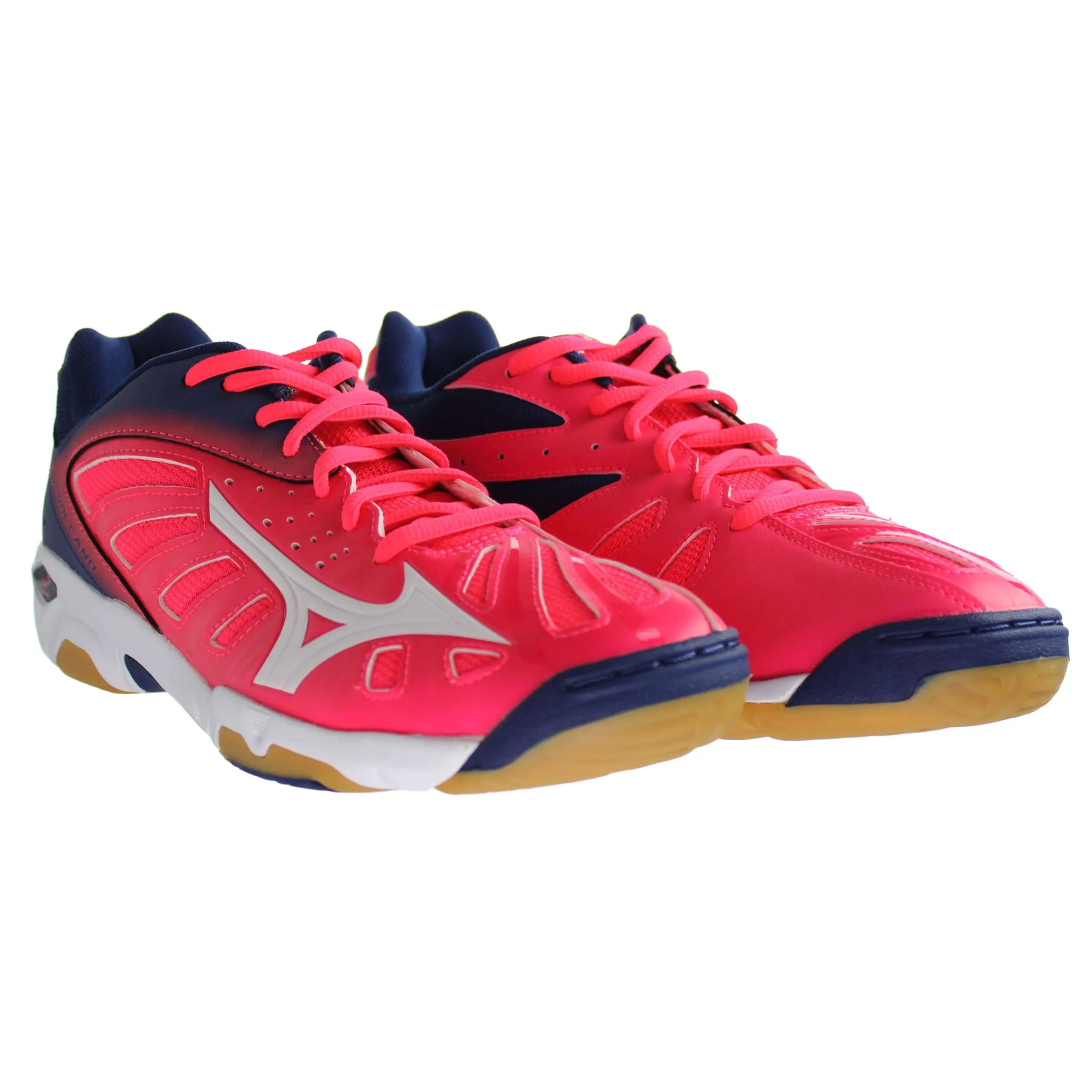 Mizuno Indoor Wave Volcano Womens Pink Trainers