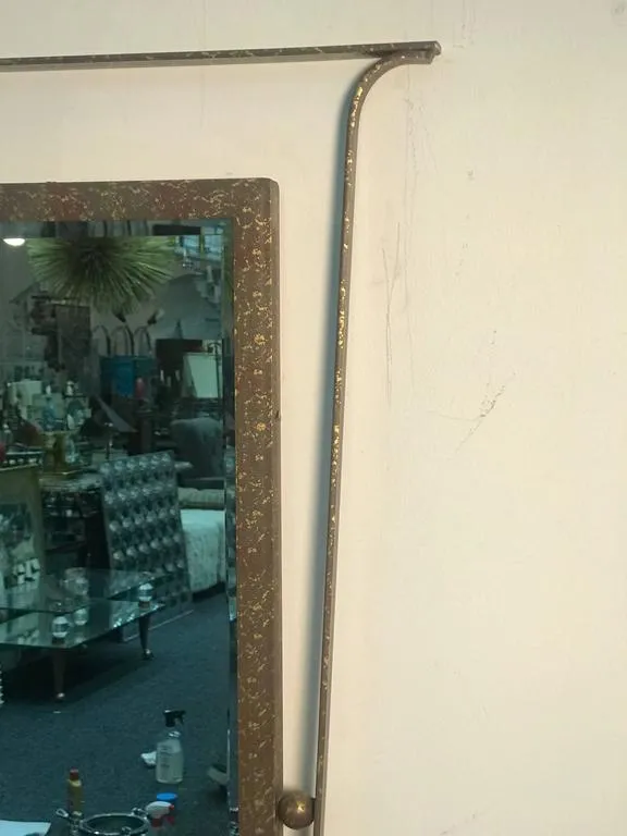 Modern Carol Canner for Carvers Guild Wall Mirror in the Manner of Jean Royere