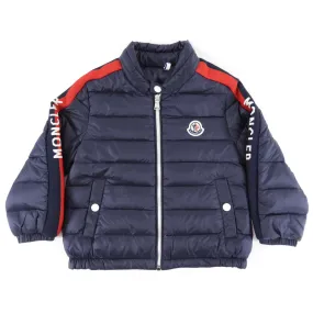 Moncler Baby Navy Down Acteon Jacket - 18/24 M