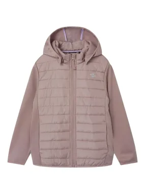 name it Jacket with detachable hood for girls 13223646 mauve