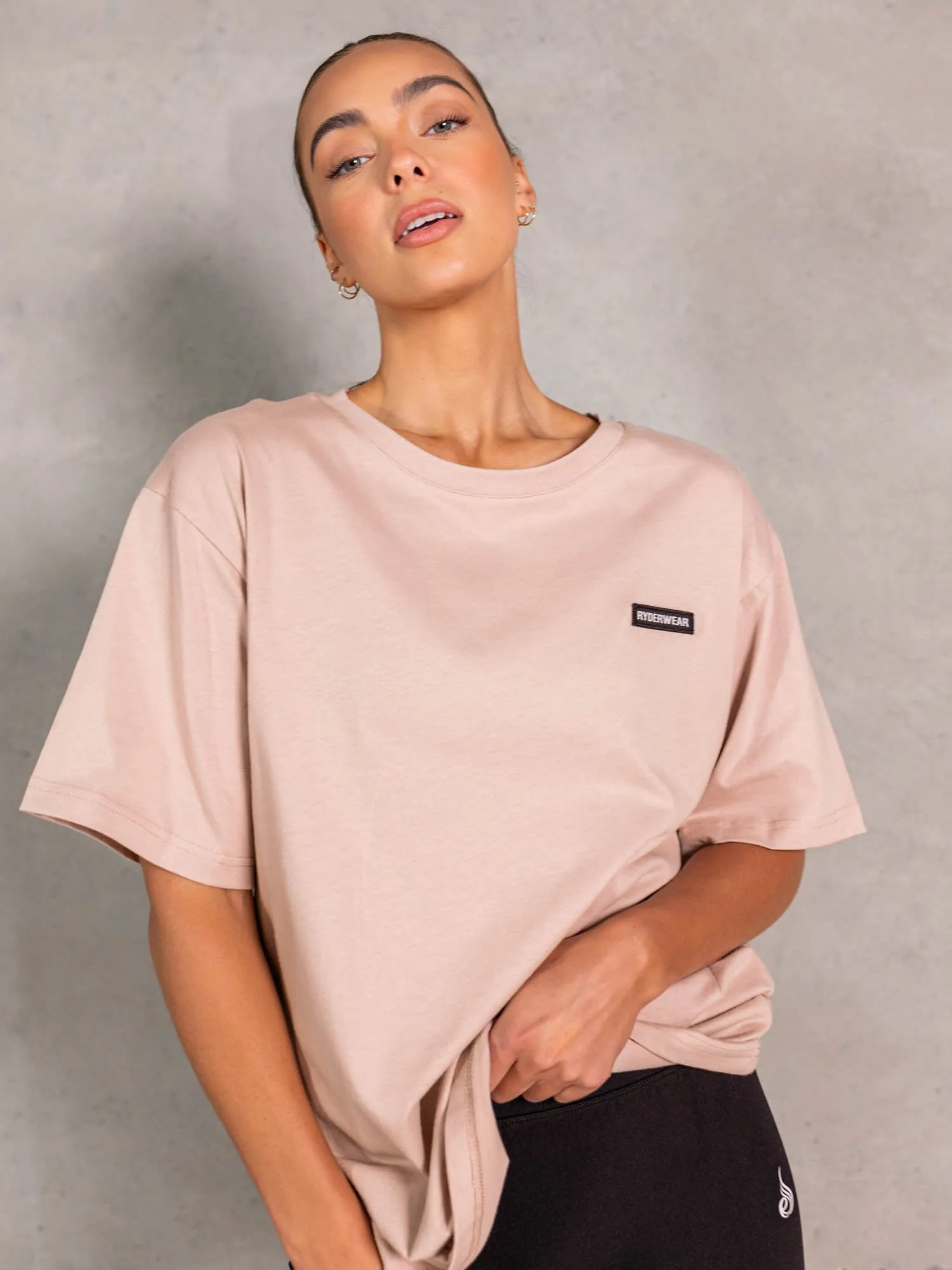 NRG Oversized T-Shirt - Biscotti