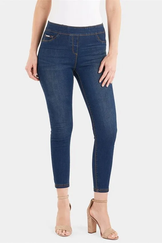 OMG Skinny Ankle Jean in Dark Denim