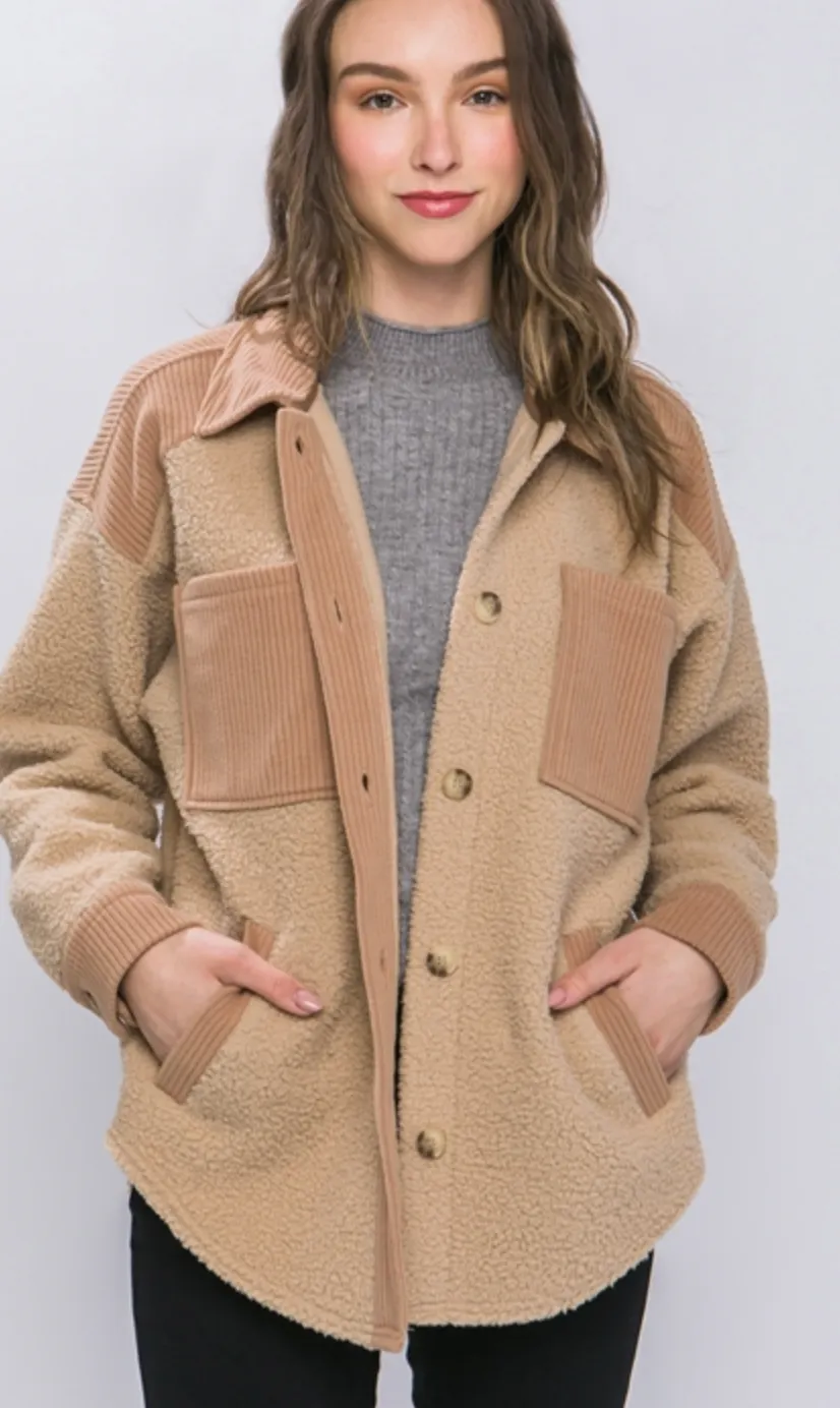 RESTOCK- Sherpa Love Jacket- 4 Colors