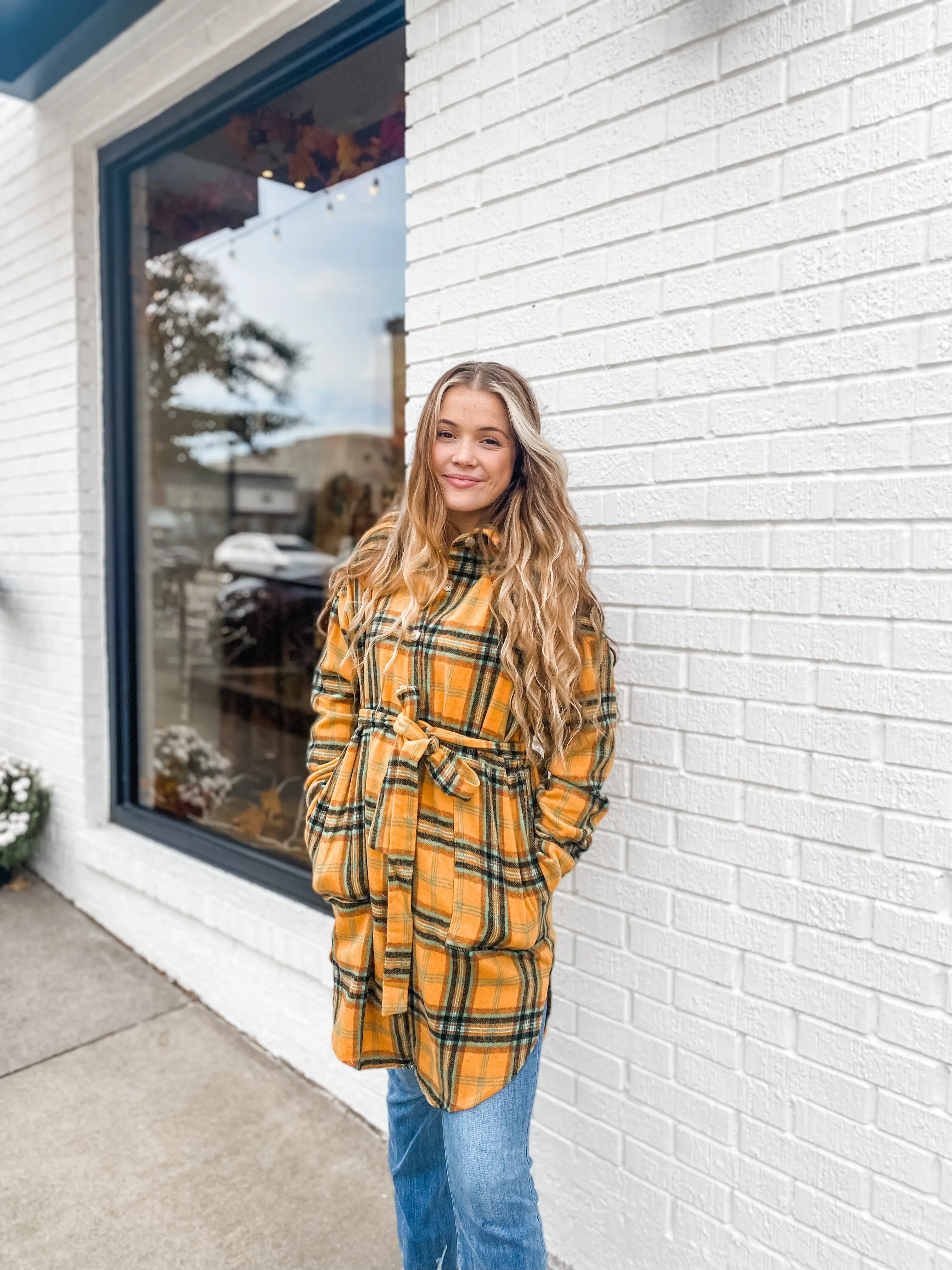 School Girl Flannel Jacket