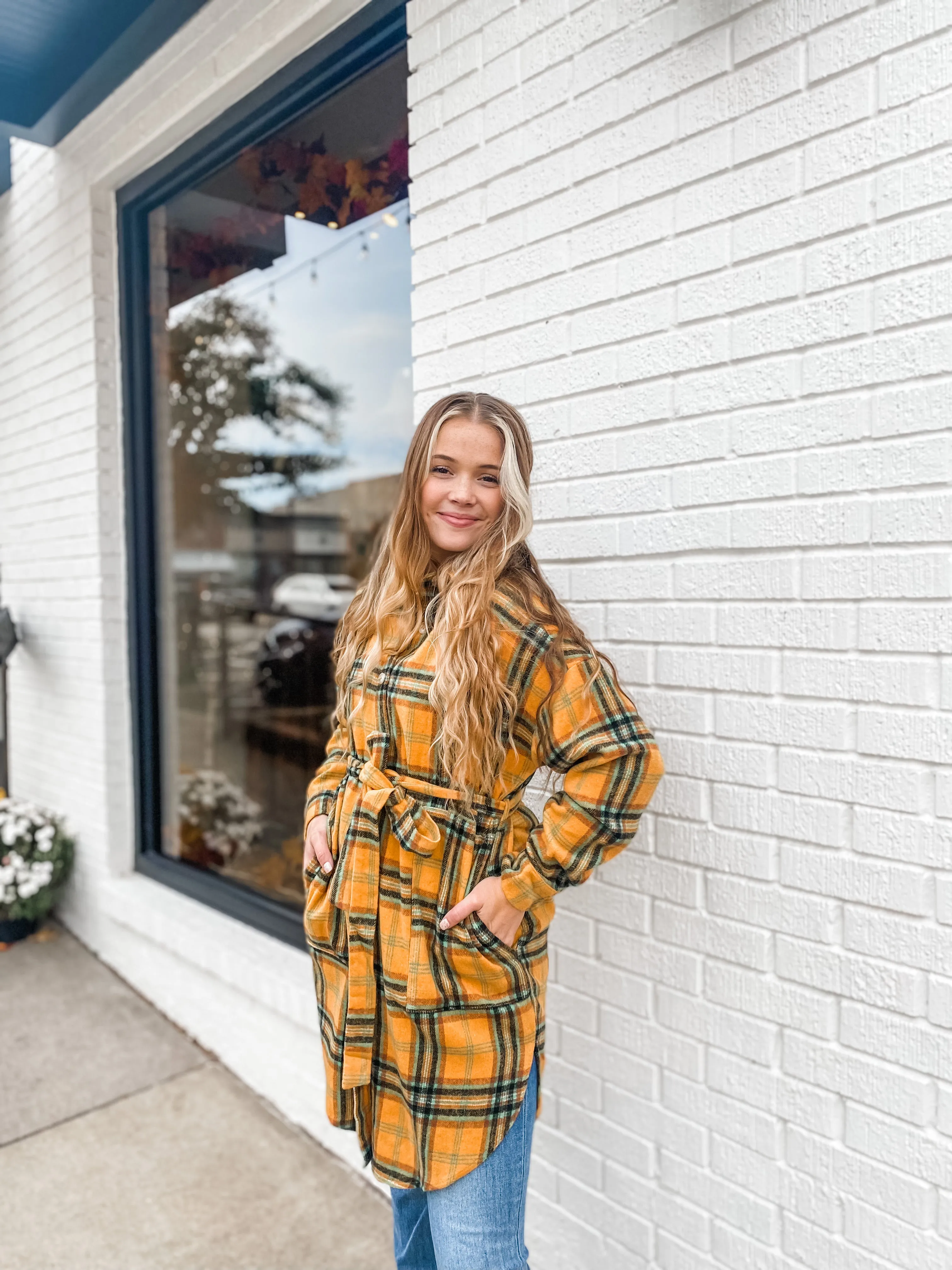 School Girl Flannel Jacket