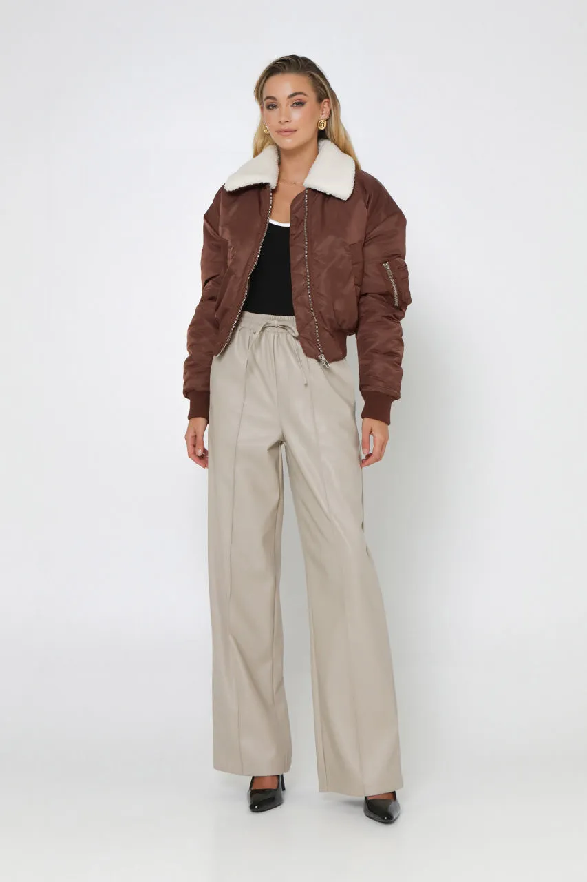 Seth Bomber Jacket | Choc