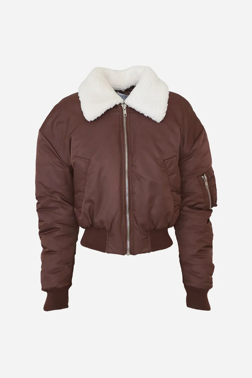 Seth Bomber Jacket | Choc