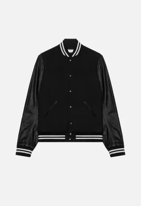 Stadium Jacket / Black x White