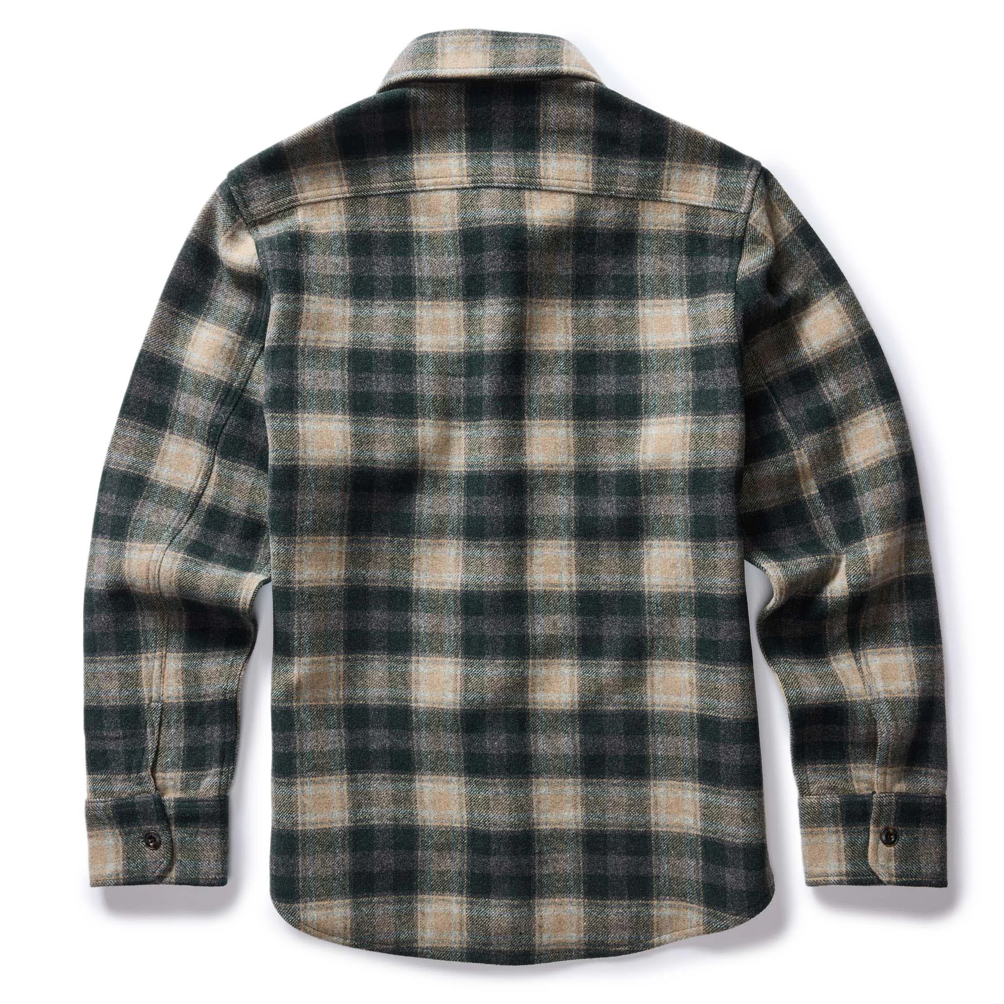 The Maritime Shirt Jacket in Dried Pine Plaid