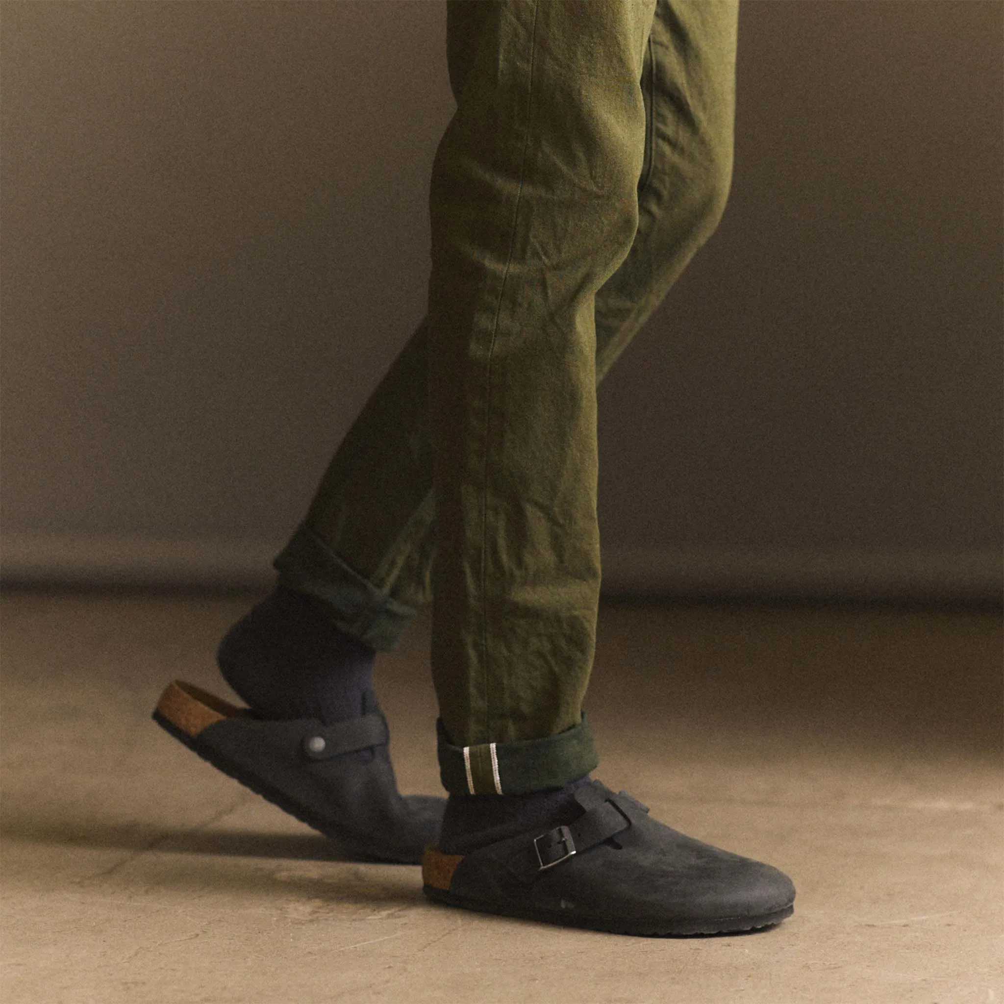 The Slim Jean in Olive Nihon Menpu Selvage