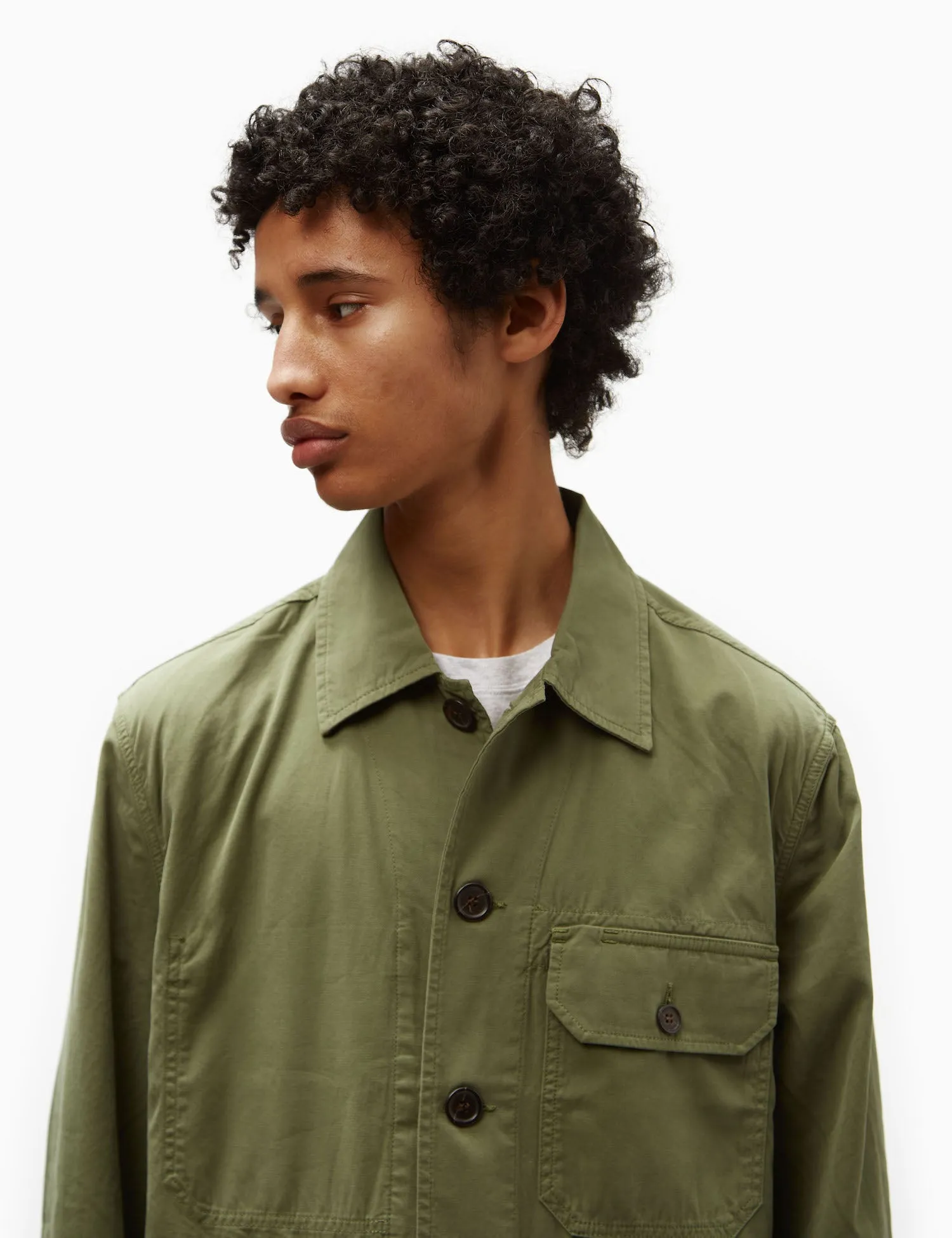 Universal Works Utility Jacket (Summer Canvas) - Birch