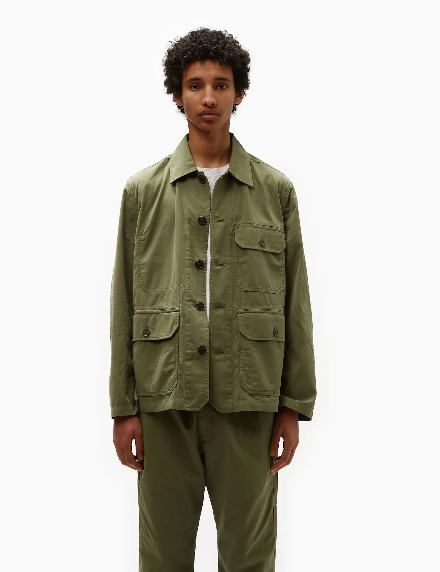 Universal Works Utility Jacket (Summer Canvas) - Birch