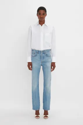 Victoria Mid-Rise Jean In Light Blue