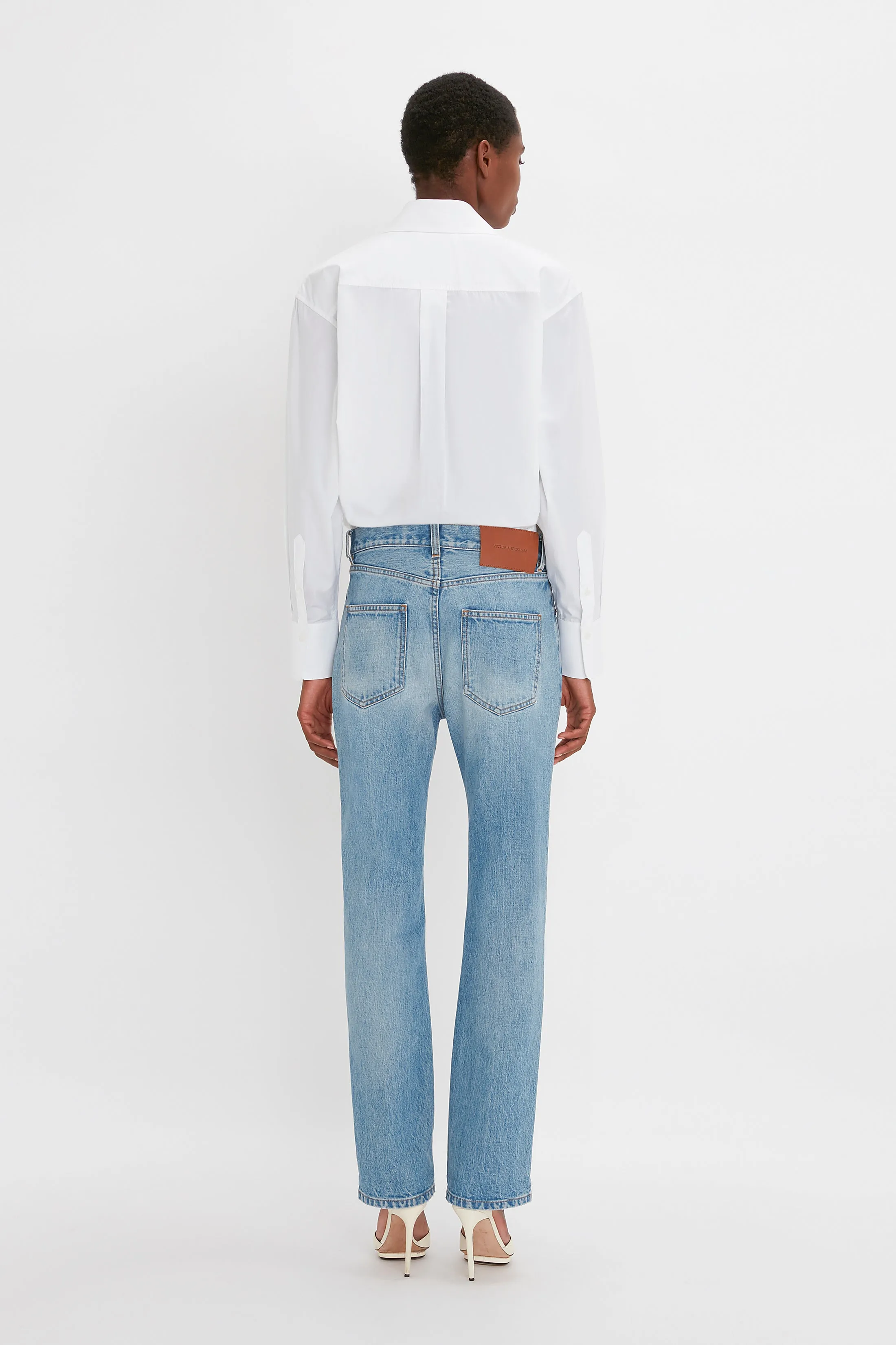 Victoria Mid-Rise Jean In Light Blue