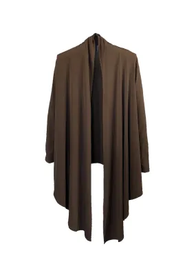 Wrap Cardigan · Java Brown